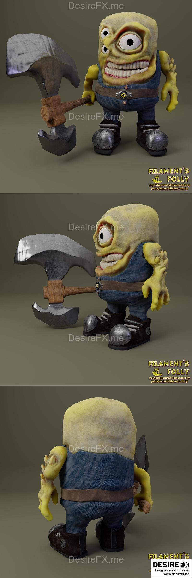 Minion-M2 3D打印模型|Minion-M2 – 3D Print Model STL