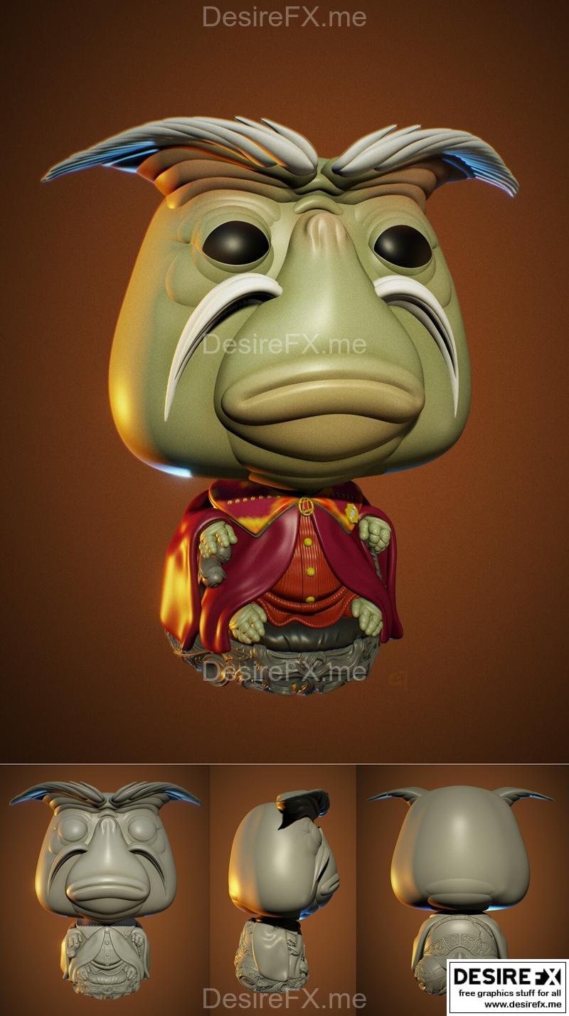 远征者 Rygel 十六号 3D打印模型|Dominar Rygel XVI – Farscape – 3D Print Model STL