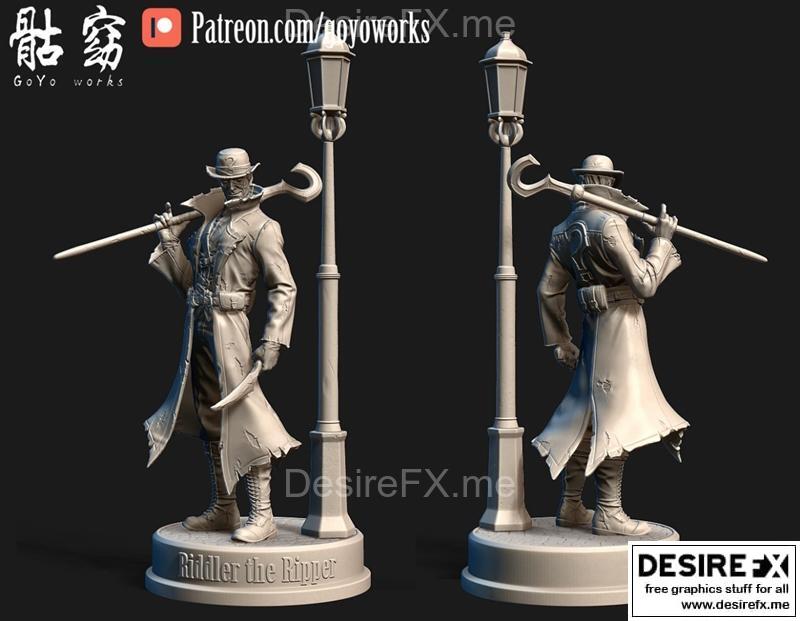 Riddler 3D打印模型|Riddler – 3D Print Model STL