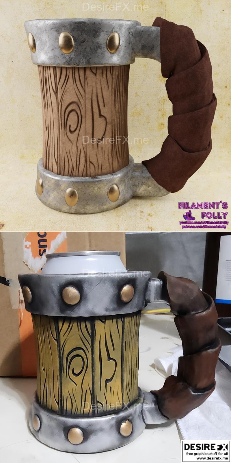 奇幻马克杯 - 3D打印模型|Fantasy-Mug – 3D Print Model STL