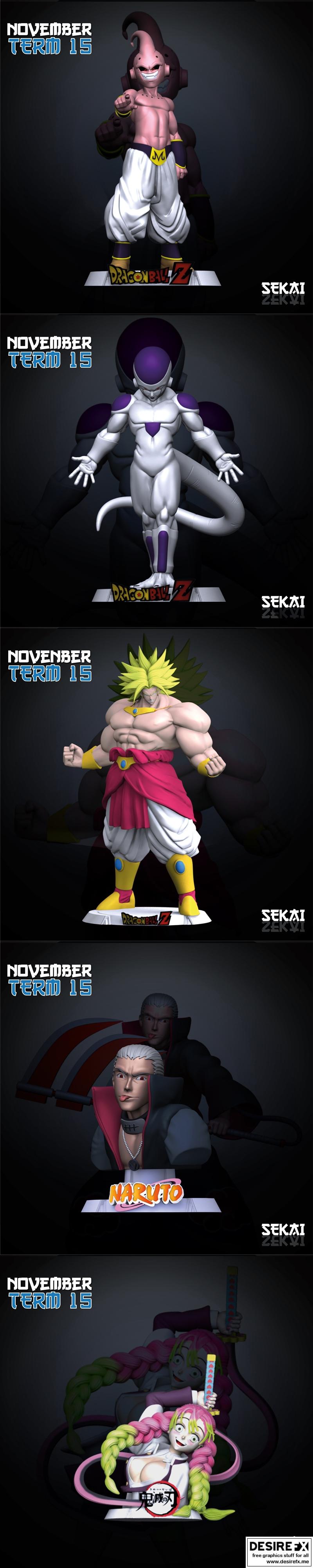 赛博世界 第15期 11月 3D打印模型 STL|Sekai – Term 15 November 2022 – 3D Print Model STL