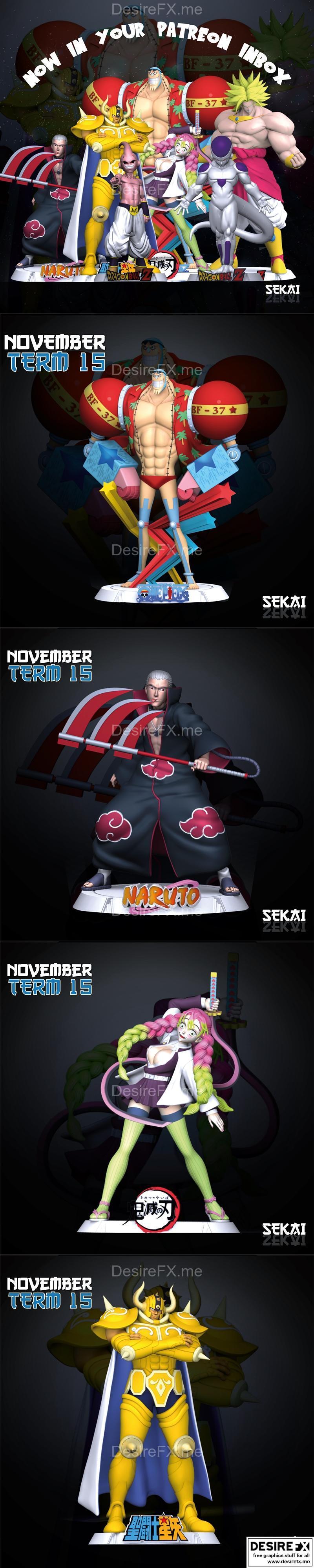 赛博世界 第15期 11月 3D打印模型 STL|Sekai – Term 15 November 2022 – 3D Print Model STL