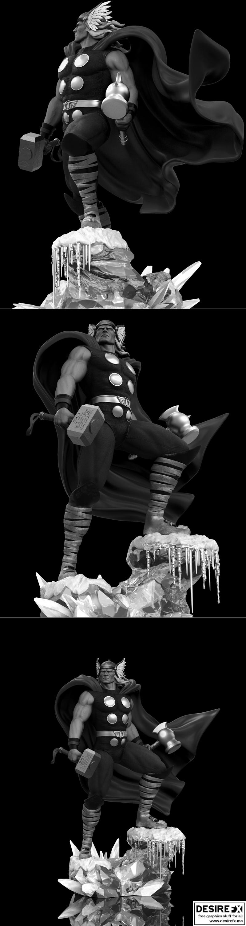 阿斯加德之锤 3D打印模型 STL|Thor – Adolfo Sepuveda – 3D Print Model STL