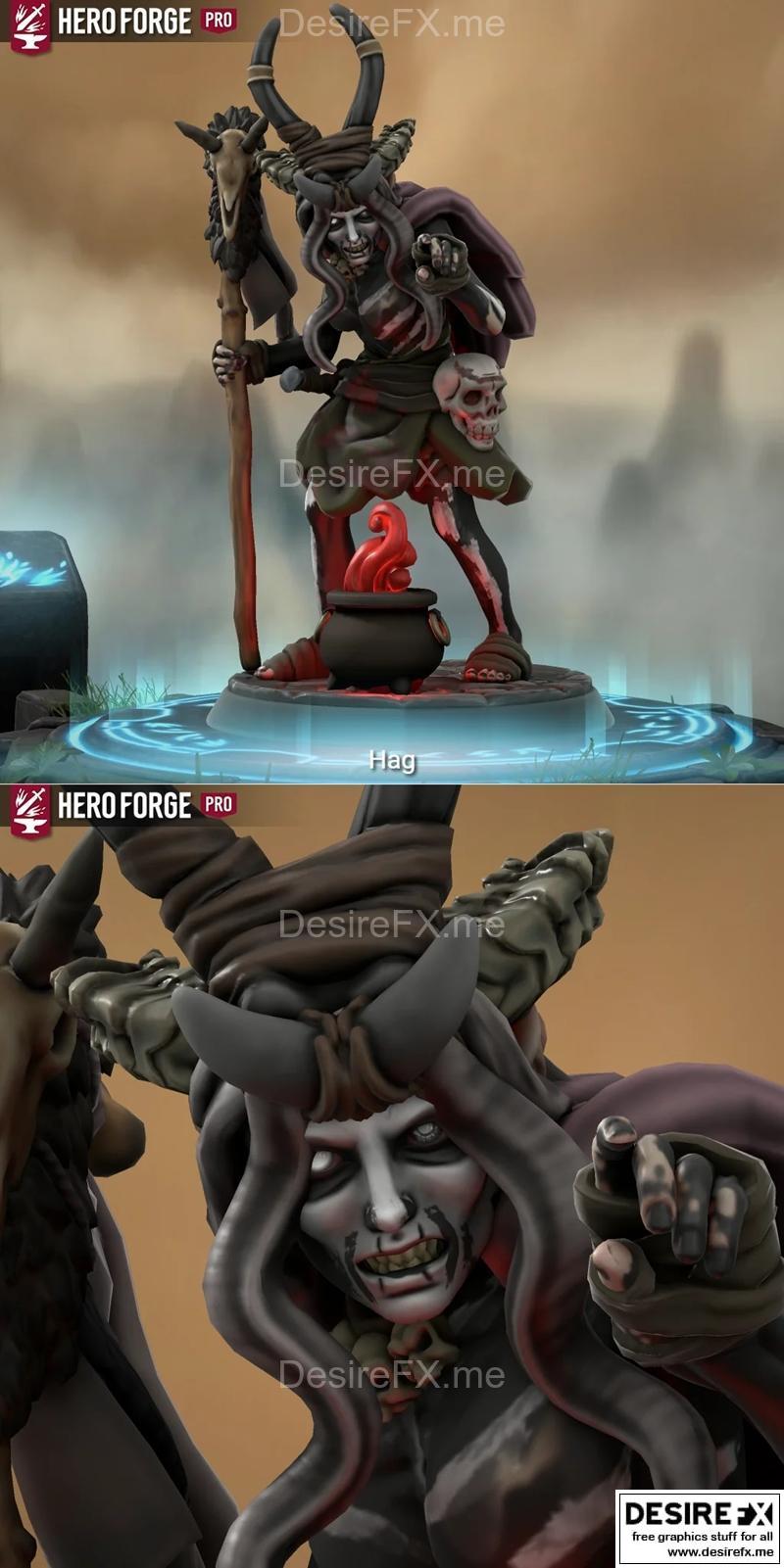 HF夜之女——3D打印模型|HF Night-Hag – 3D Print Model STL