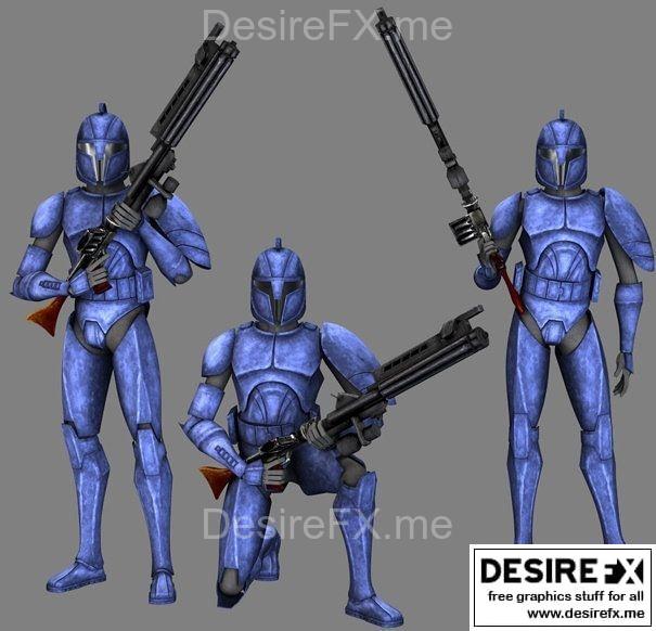 参议院突击小队 SEB 3D打印模型|Senate Commando Squad SEB – 3D Print Model STL