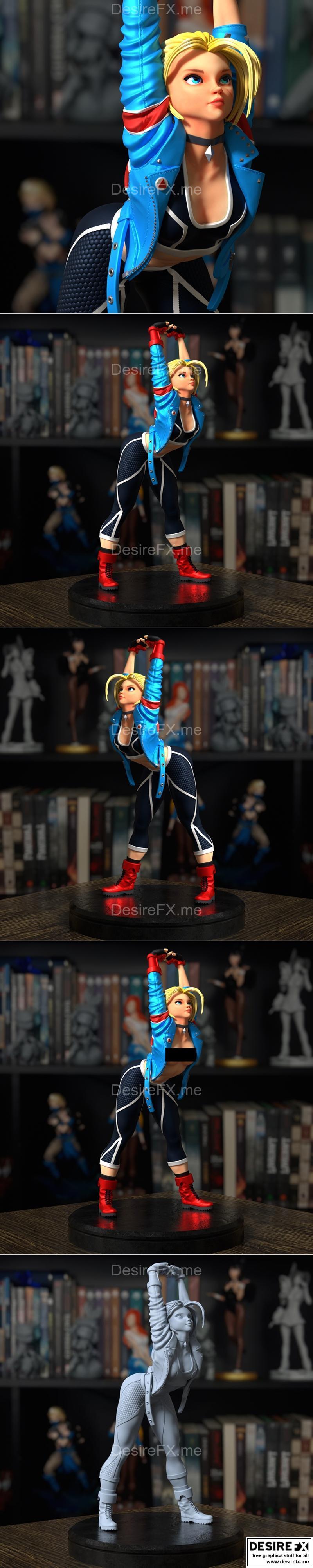Messias3D 3D打印模型：街霸卡姆（Cammy）|Messias3D Figure – Cammy – 3D Print Model STL