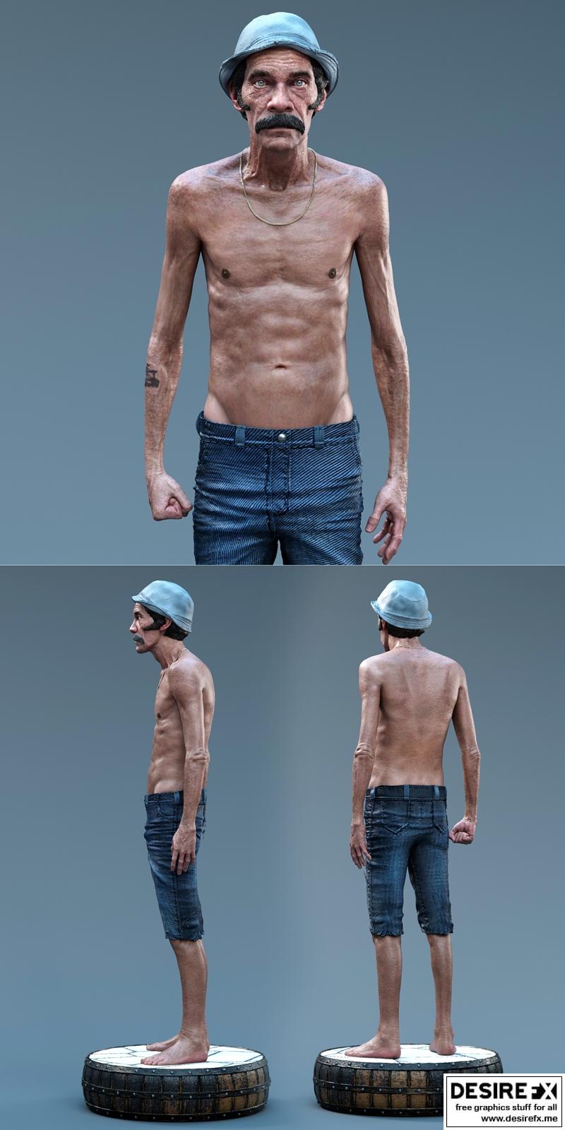 Ramón Valdés 3D打印模型|Ramón Valdés (Seu Madruga) – 3D Print Model STL