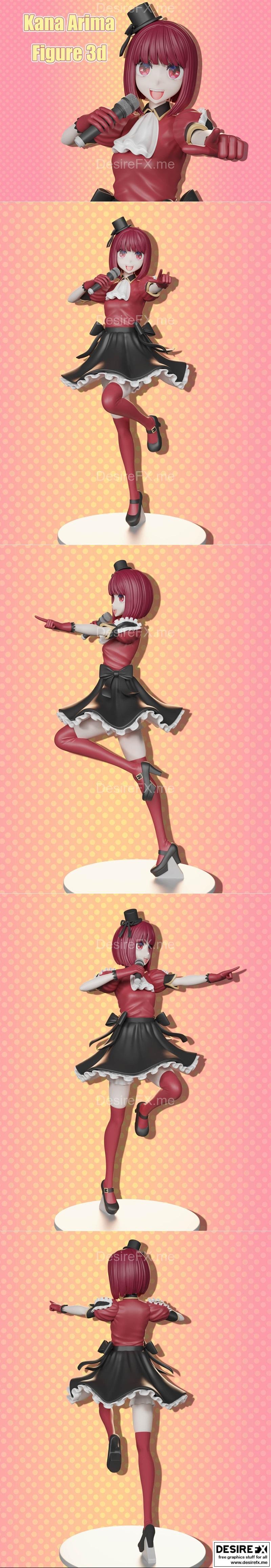 Kana Arima 3D打印模型|Kana Arima – 3D Print Model STL