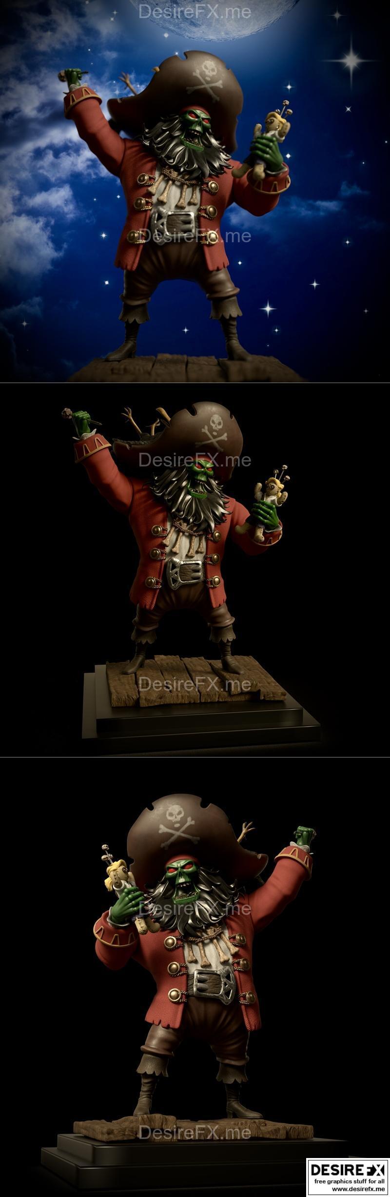 乐奇猴岛 3D打印模型|Lechuck Monkey Island – 3D Print Model STL