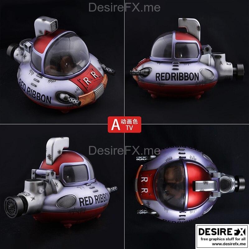 红色海缆-3D打印模型|Submarine rubbon red – 3D Print Model STL