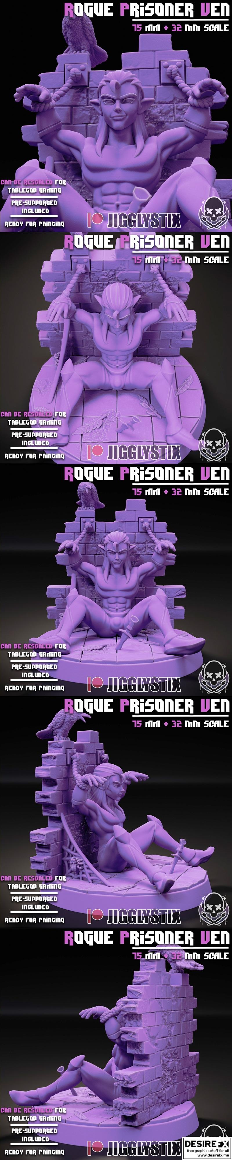 Ven - Jigglystix - 3D打印模型|Ven – Jigglystix – 3D Print Model STL