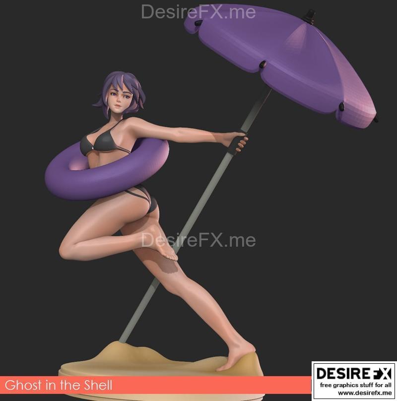 《攻壳机动队2 3D打印模型》|Ghost in the Shell Version 2 – 3D Print Model STL