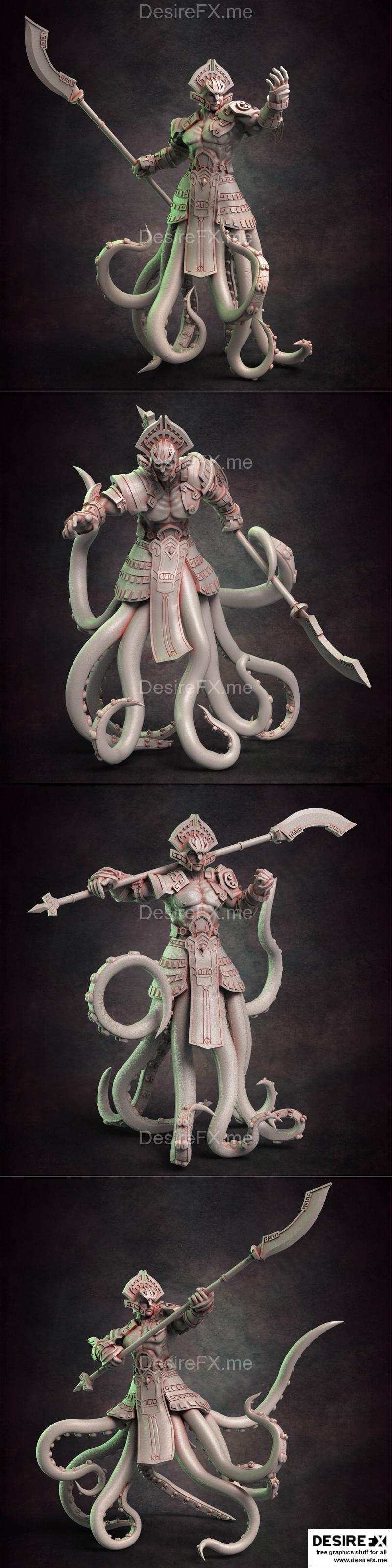 红土收藏 - 赛凯莉亚坦克01-04 - 3D打印模型|Red Clay Collectibles – Cecaelia Tank 01-04 – 3D Print Model STL