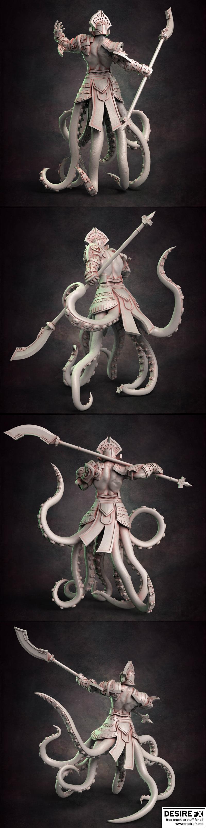 红土收藏 - 赛凯莉亚坦克01-04 - 3D打印模型|Red Clay Collectibles – Cecaelia Tank 01-04 – 3D Print Model STL