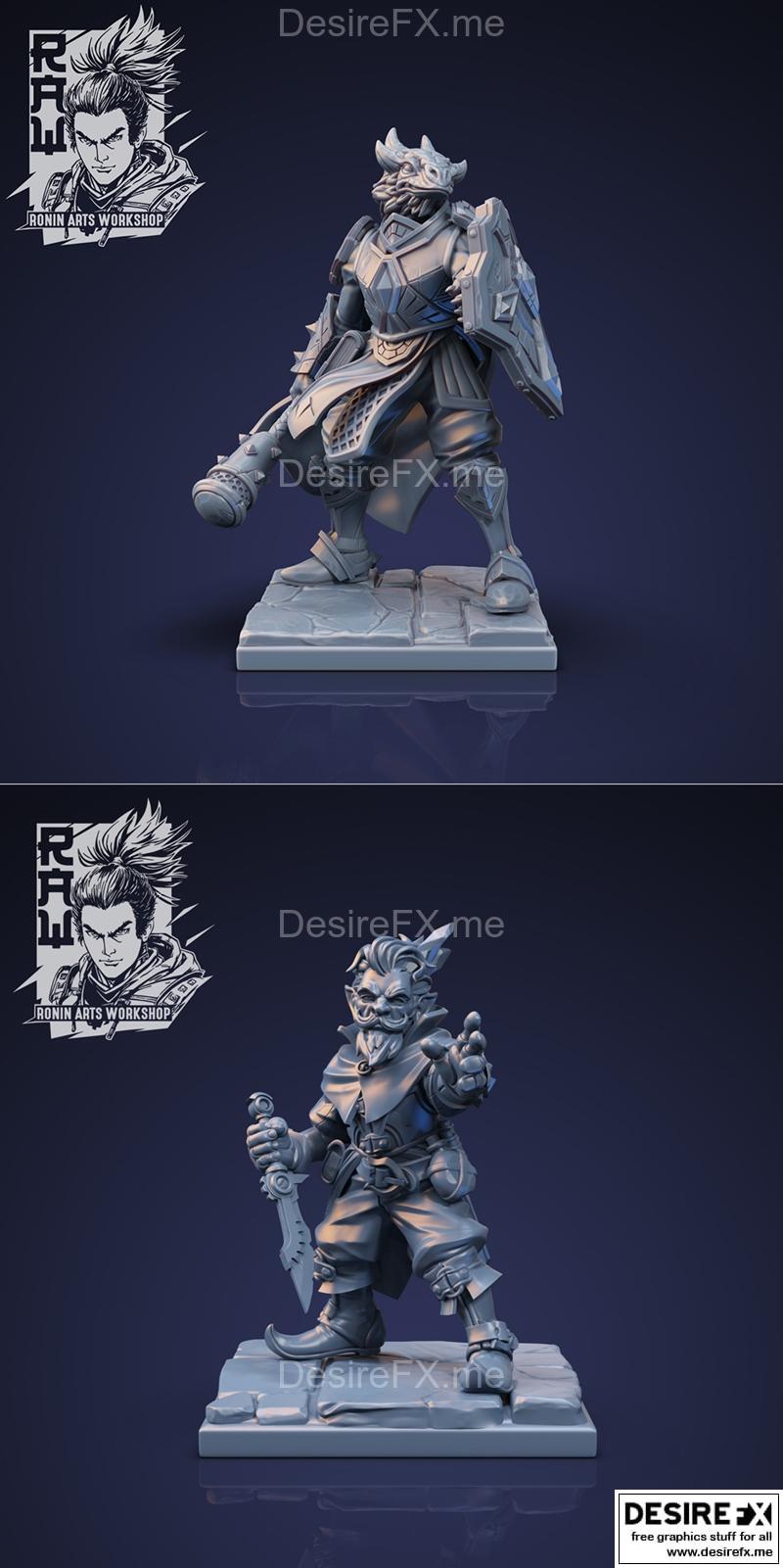 Korgor与Brubax 3D打印模型|Korgor and Brubax – 3D Print Model STL