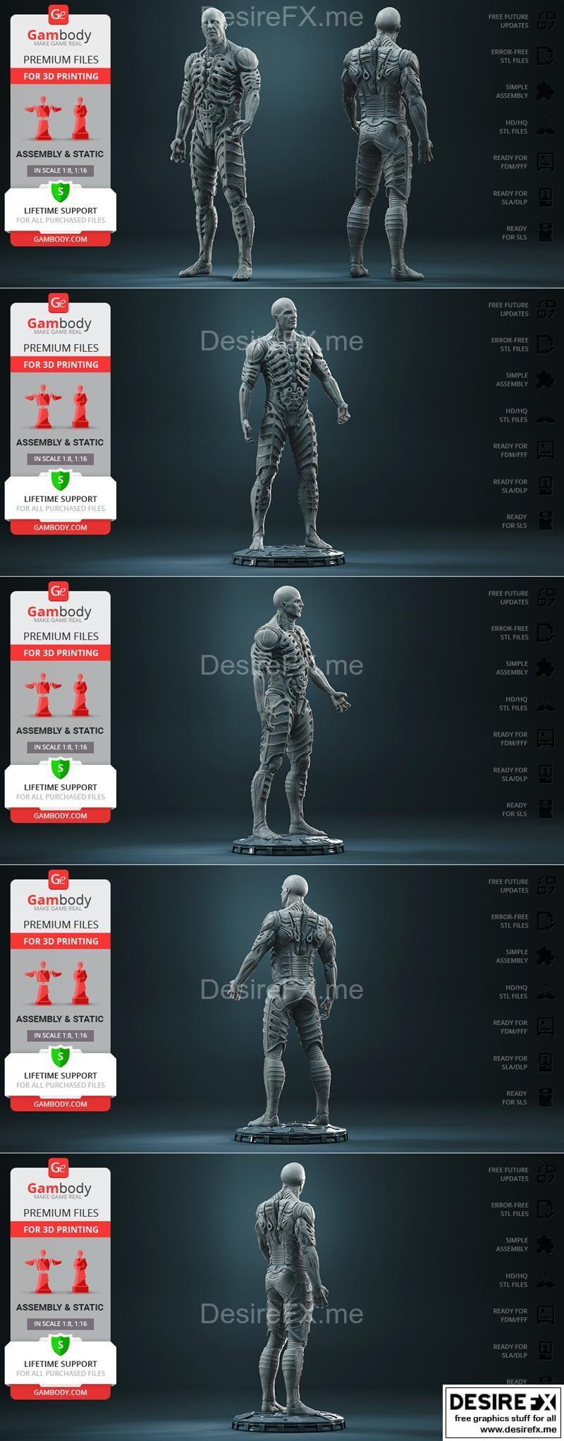 Gambody – The Last Engineer – 3D打印模型|Gambody – The Last Engineer – 3D Print Model STL