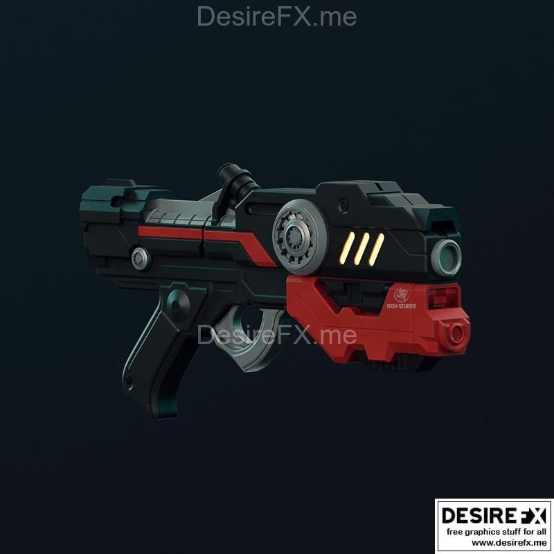 星爵漫画枪 3D打印模型|Star Lord Comic book gun – 3D Print Model STL