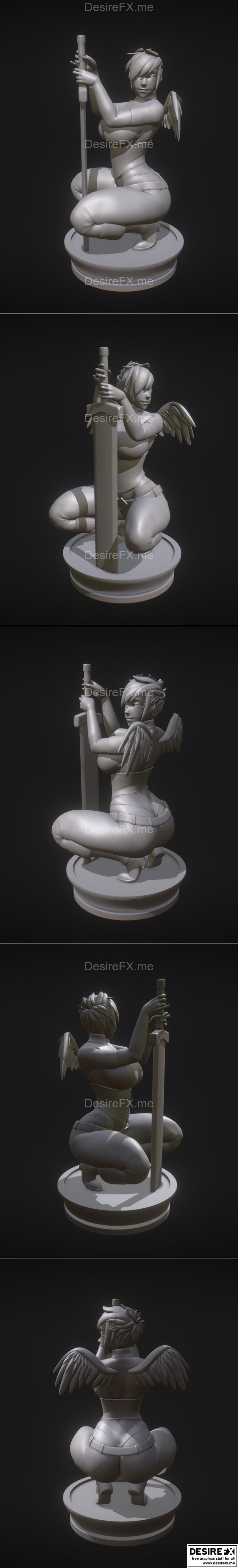 Mac - 3D打印模型 - 动漫角色造型|Mac – 3D Print Model STL