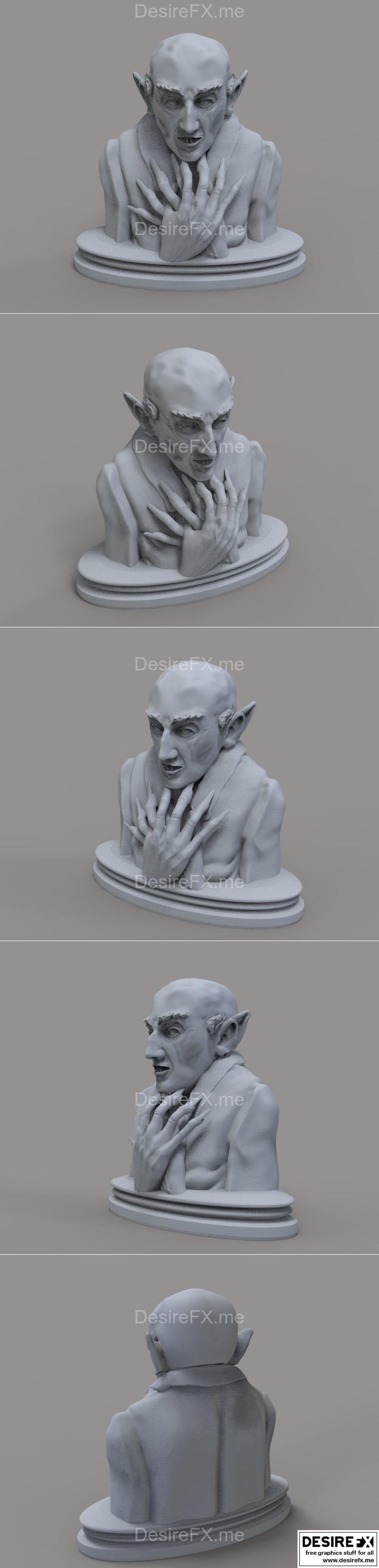 诺斯费拉图 3D打印模型|The Classic Vampire Series Nosferatu – 3D Print Model STL