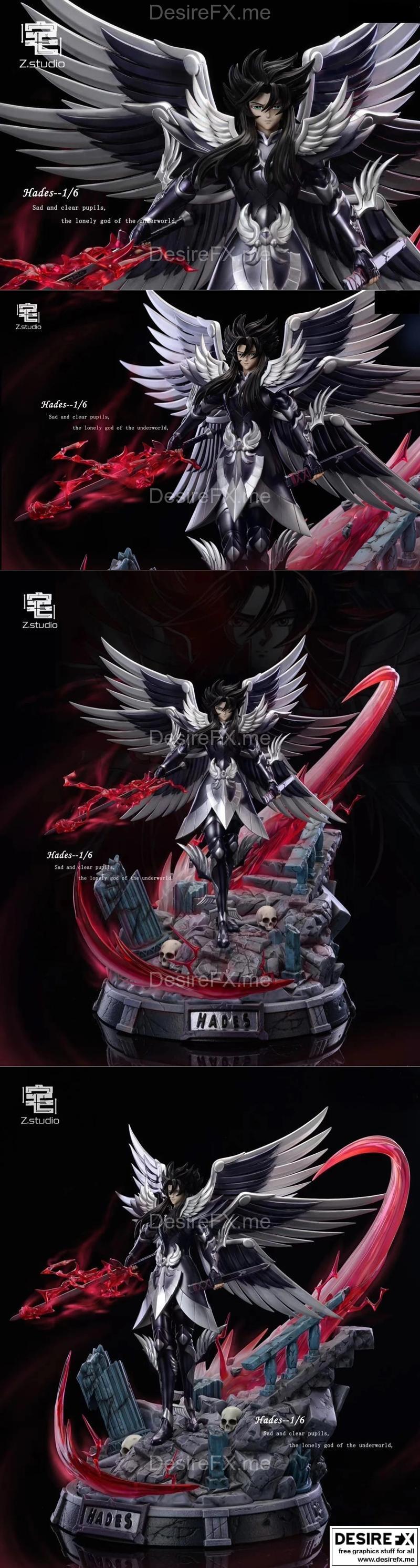 Z Studio - 圣域战记 希腊神话之王哈德斯 3D打印模型|Z Studio – Saint Seiya King of The Underworld Hades – 3D Print Model STL
