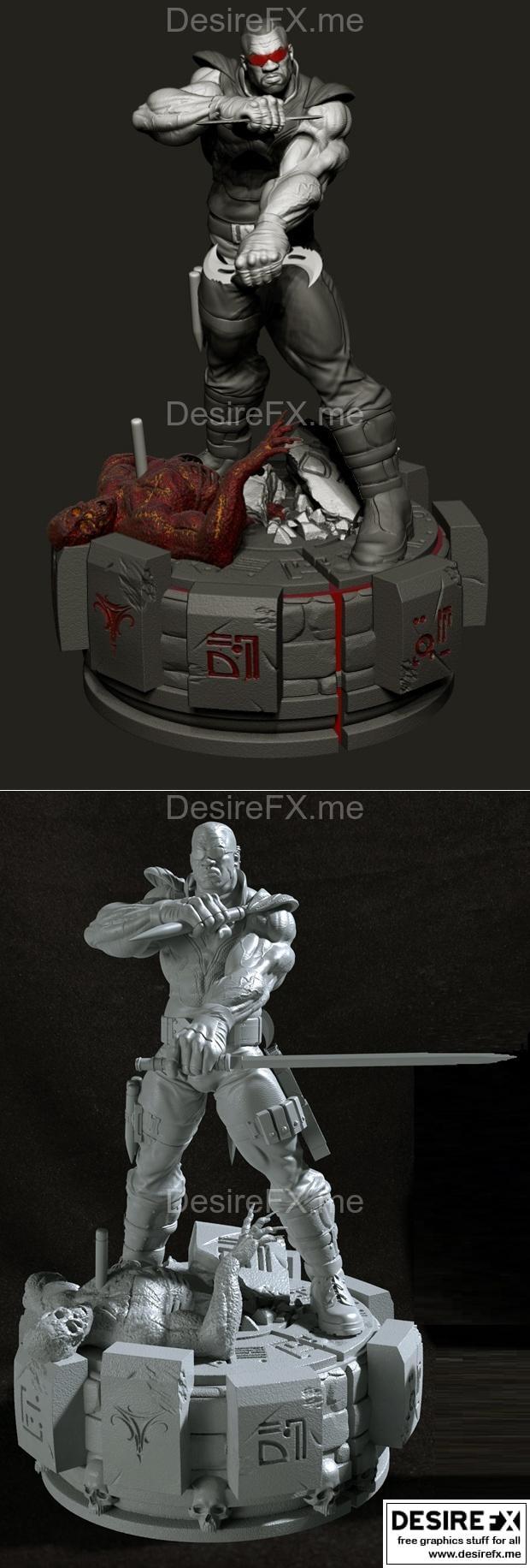 黑鸦——刃——3D打印模型|Black Owl – Blade – 3D Print Model STL