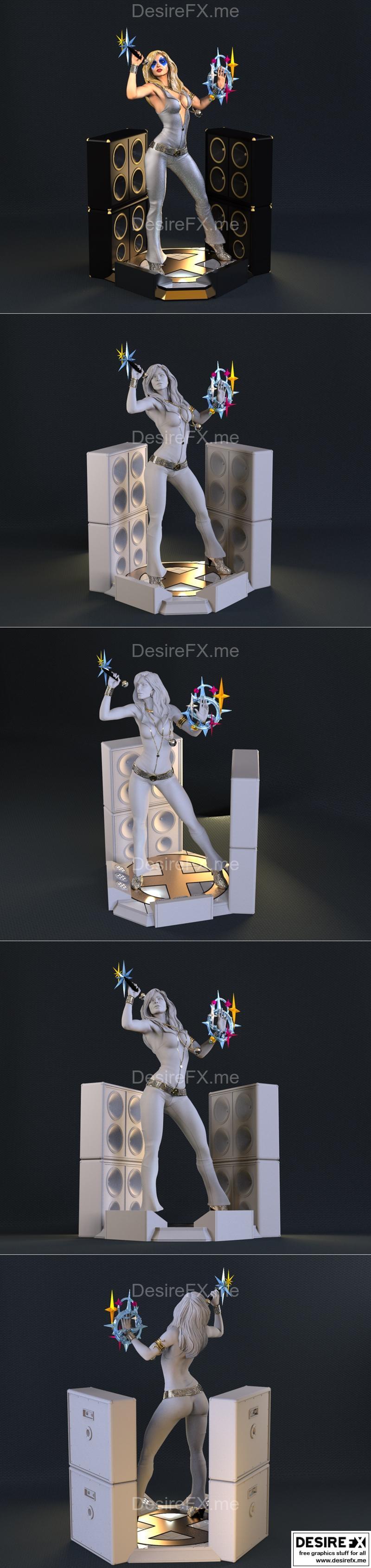 Barruz工作室 3D打印模型 Dazzler|Dazzler – Barruz Studio – 3D Print Model OBJ