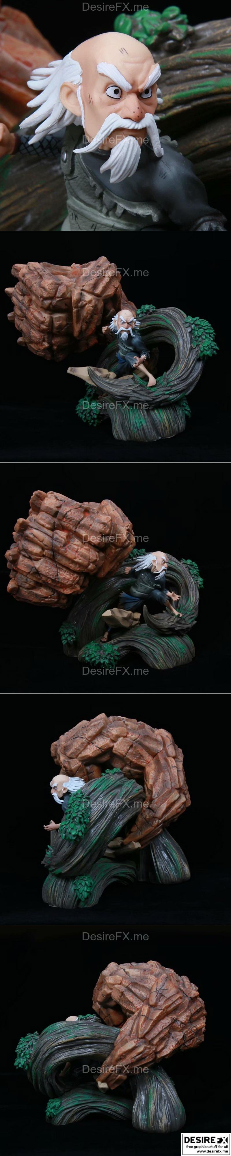 火影忍者剧场版 野原琳 3D打印模型 STL|Tsuchikage Ohnoki from Naruto Shippuden – 3D Print Model STL