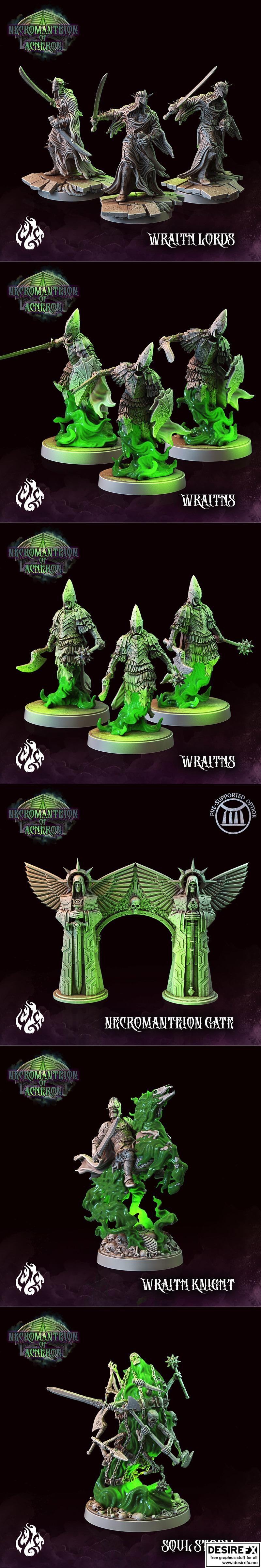 阿刻隆冥界神殿 3D打印模型|Crippled God Foundry – Necromanteion of Acheron November 2021 – 3D Print Model STL