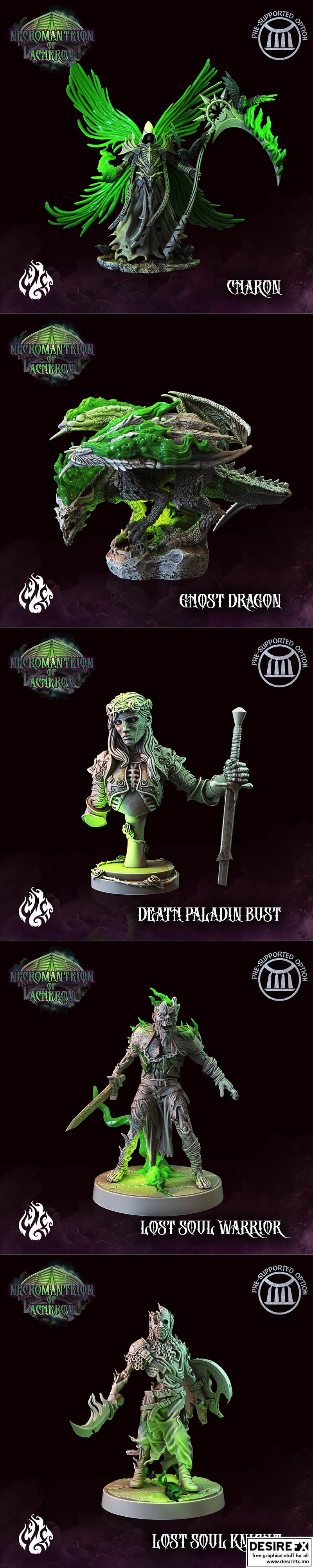 阿刻隆冥界神殿 3D打印模型|Crippled God Foundry – Necromanteion of Acheron November 2021 – 3D Print Model STL