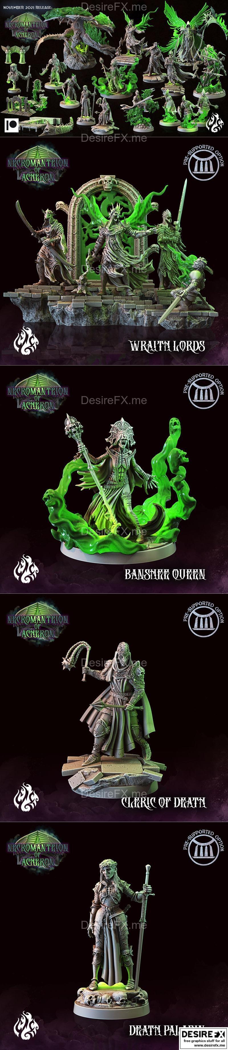 阿刻隆冥界神殿 3D打印模型|Crippled God Foundry – Necromanteion of Acheron November 2021 – 3D Print Model STL