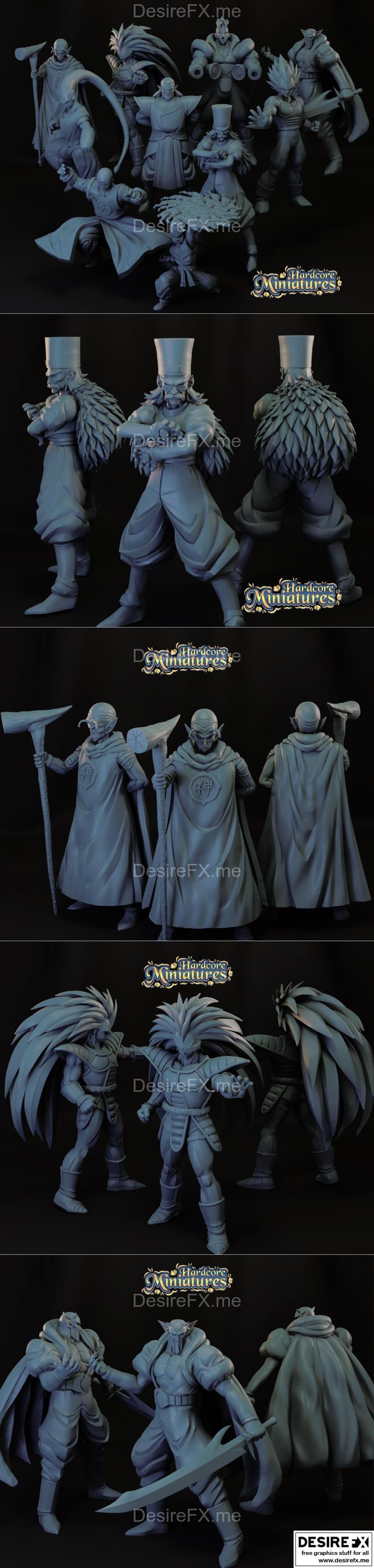 硬核微模2022年9月 3D打印模型 STL|Hardcore Miniatures September 2022 – 3D Print Model STL