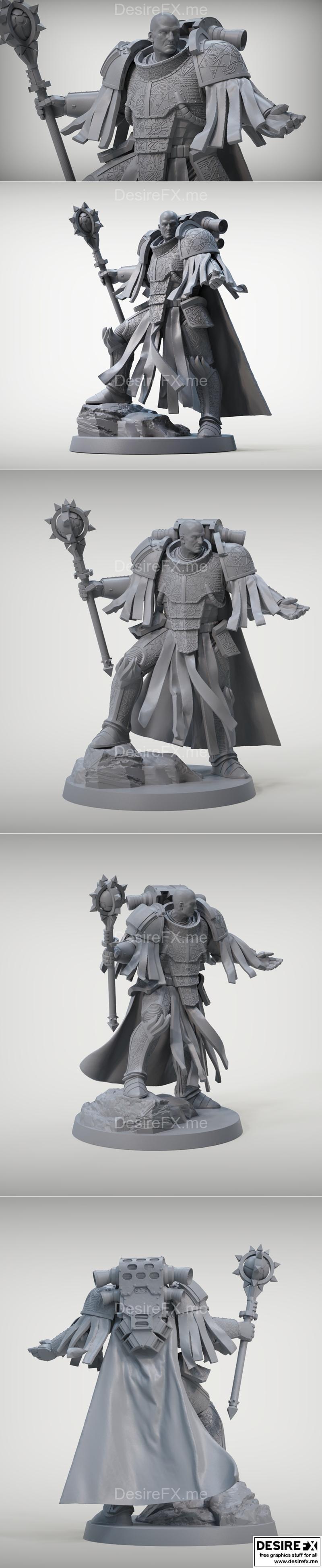 暗影术士 - 王国保卫战3D打印模型|Warlock – Horde Miniatures – 3D Print Model STL