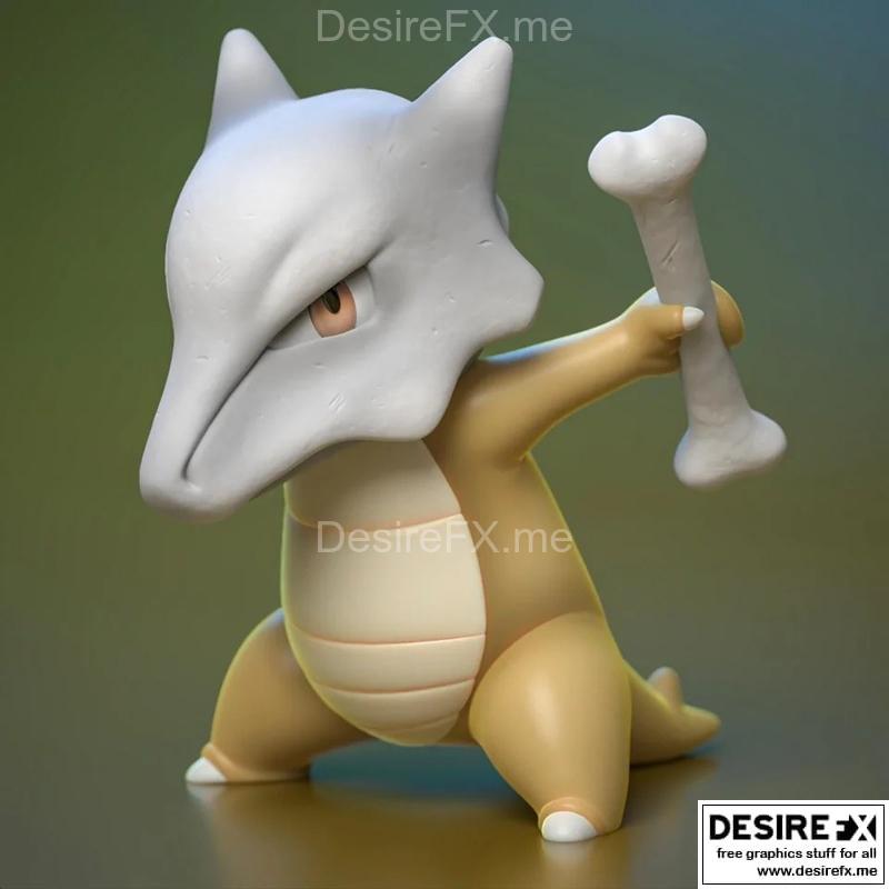 马罗威克 3D打印模型|Marowak – 3D Print Model STL