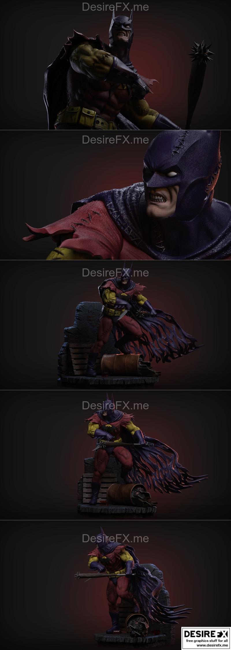 蝙蝠侠 阿尔萨斯 3D打印模型|Batman Zur-En-Arrh – 3D Print Model STL