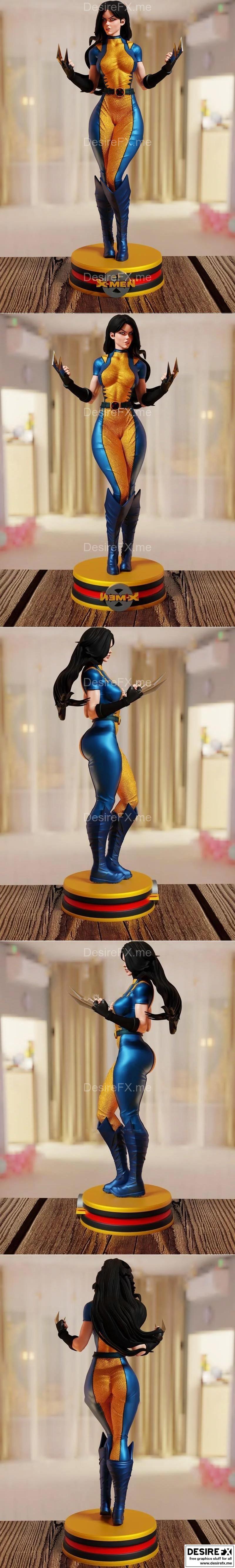 X-23女金刚狼 3D打印模型 STL|X-23 Female Wolverine – 3D Print Model STL