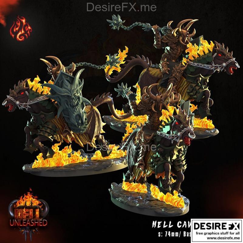 地狱骑士C 3D打印模型|Hell Cavalier C – 3D Print Model STL