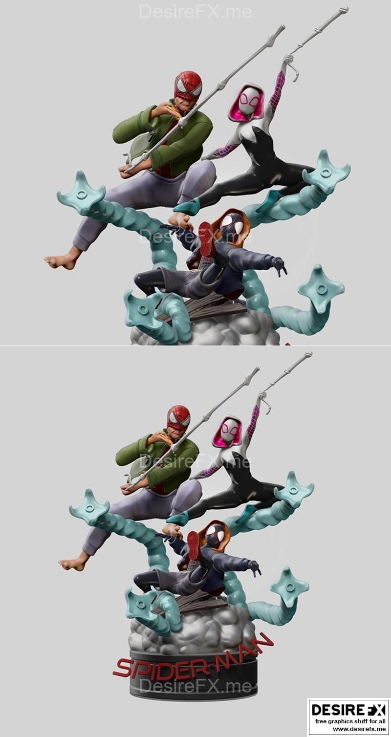 蜘蛛侠多元宇宙 3D打印模型|Spiderman Mutiverse – 3D Print Model STL