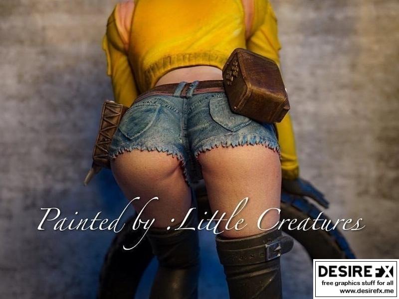 最终幻想15 3D打印模型|Cindy Aurum Final Fantasy XV – 3D Print Model OBJ