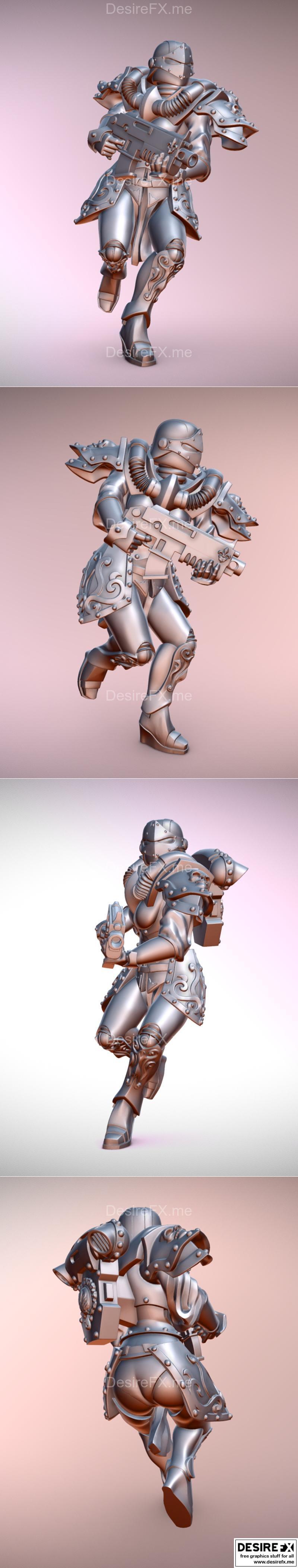 Space Nun 6 3D打印模型|Space Nun 6 – 3D Print Model STL