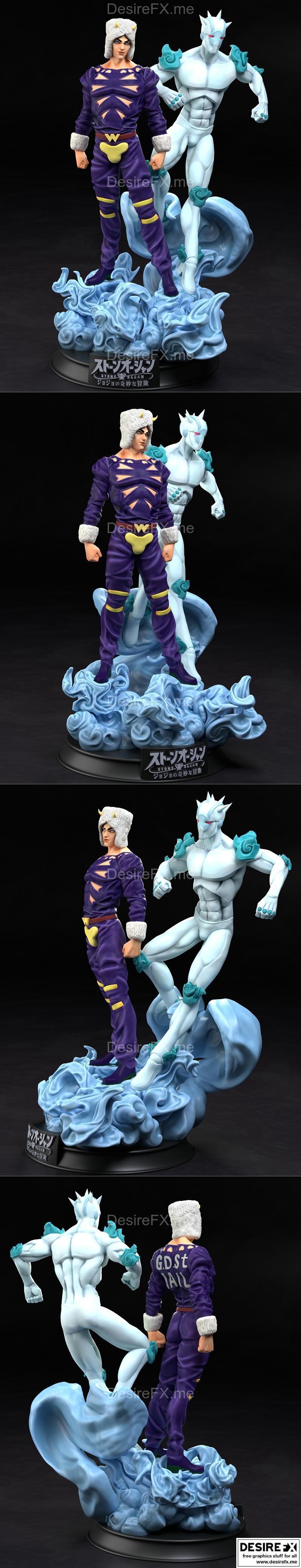 Jojo的奇妙冒险 3D打印模型|Jojo Weather Report – 3D Print Model STL