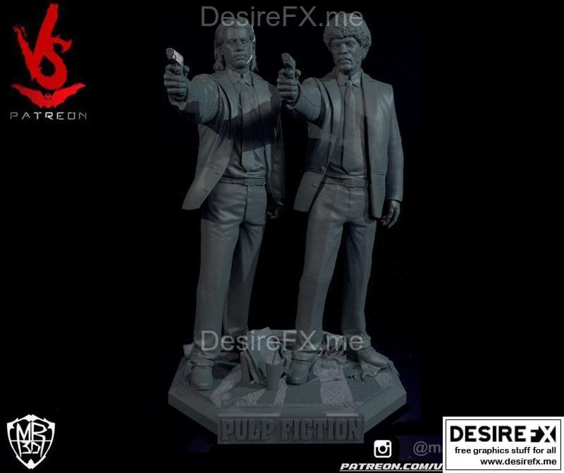复仇者 - 精灵宝可梦 - 3D打印模型|Vengence – Pulp Fiction – 3D Print Model STL