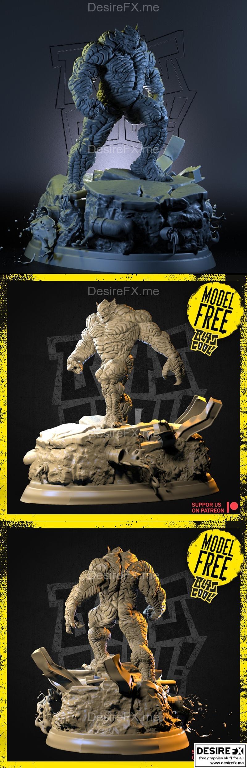 异形——3D打印模型|The Abomination – 3D Print Model STL