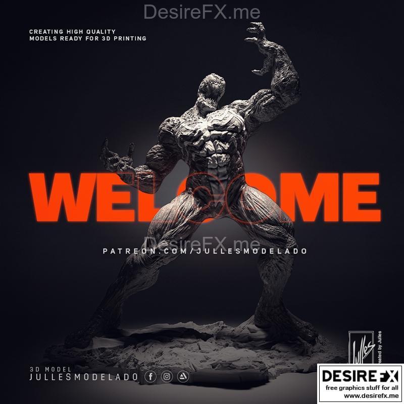 Julles模型 - Venom - 3D打印模型|Julles Modelado – Venom – 3D Print Model STL
