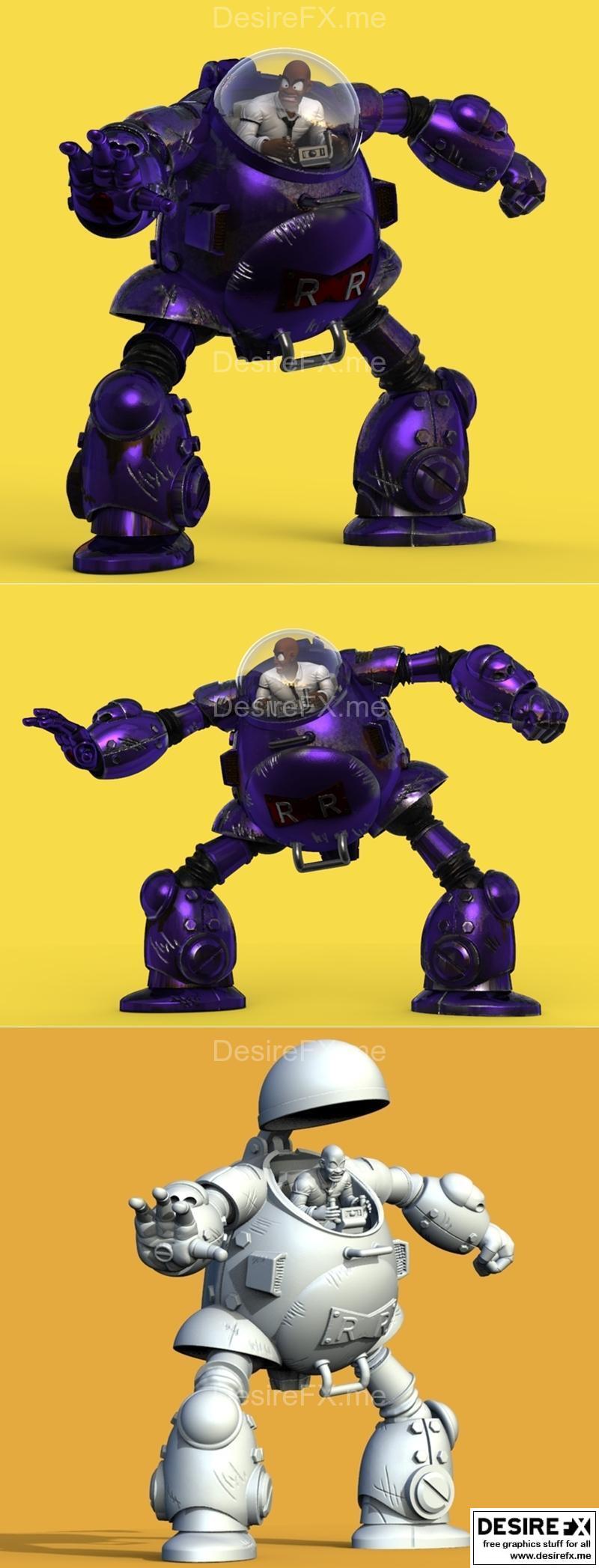 Robot RR – 3D打印模型|Robot RR – 3D Print Model STL