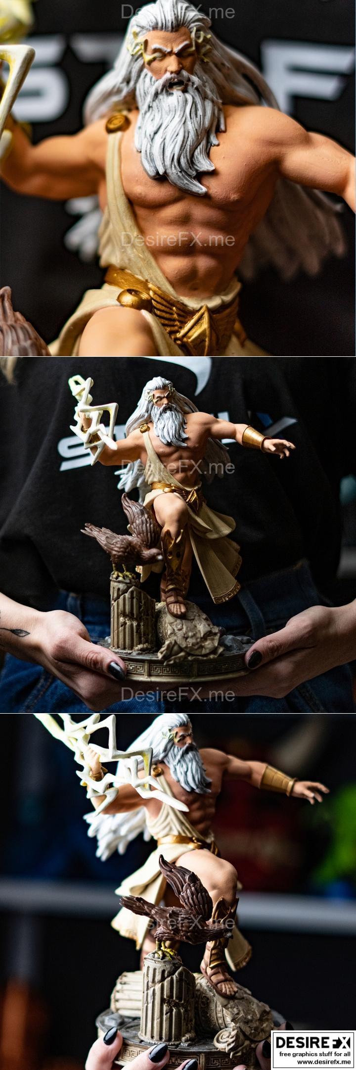 Zeus Solid – 3D打印模型：希腊神明宙斯雕塑|Zeus Solid – 3D Print Model STL