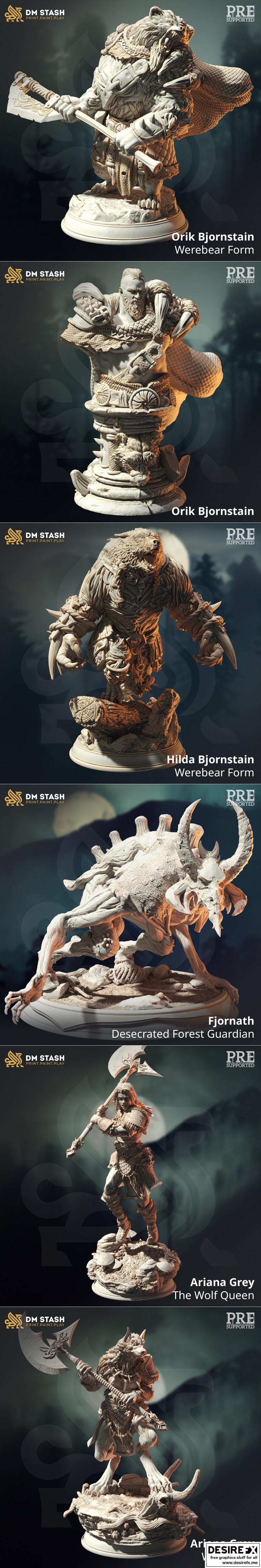 月之召唤 3D打印模型|Dungeon Master Stash – Call of the Moon – 3D Print Model STL