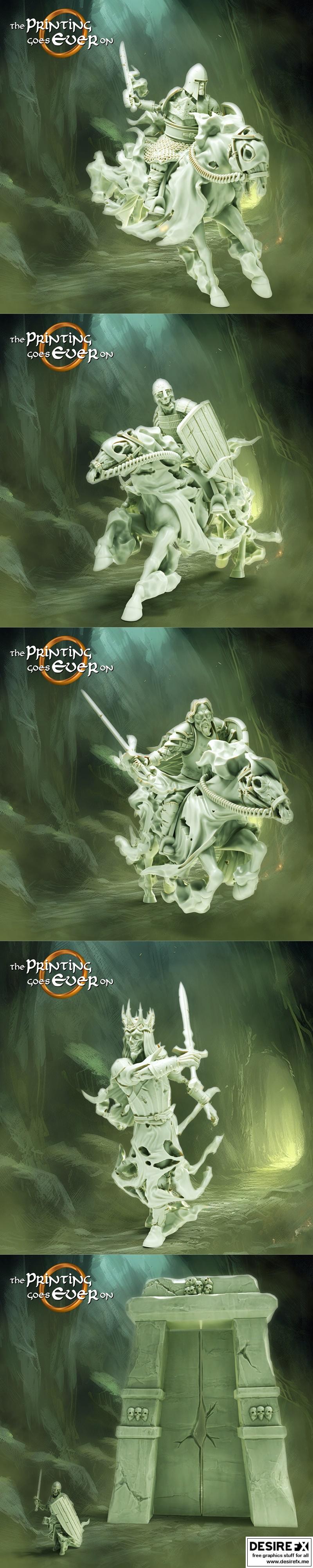 3D打印模型：鬼王殿|The Printing Goes Ever On – Chapter 33 – Hall of the Ghost King – 3D Print Model STL