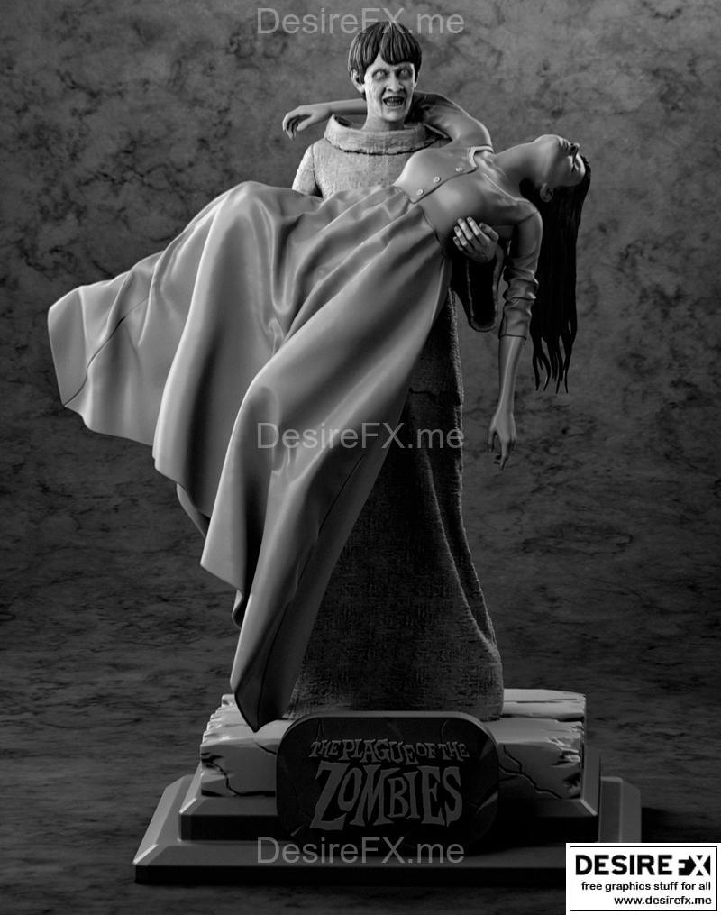 丧尸危机——3D打印模型|Plague of the Zombies – 3D Print Model STL