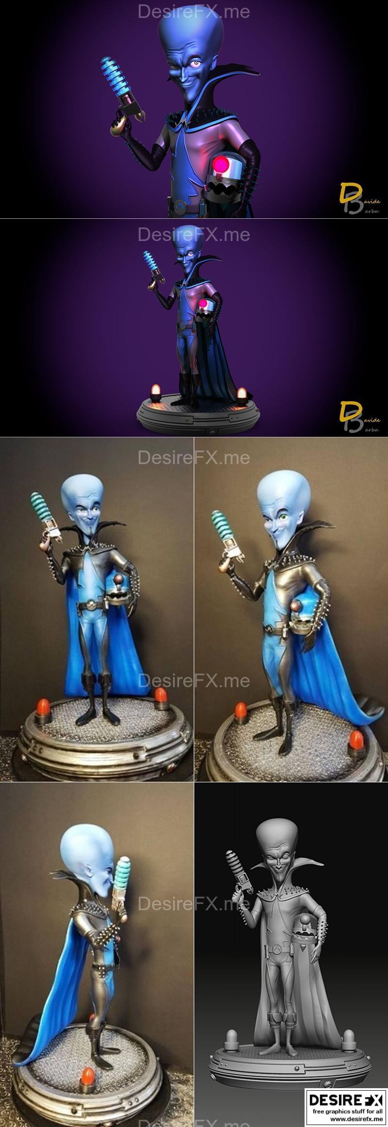 巨神战击手 3D打印模型 STL|Megamind – 3D Print Model STL