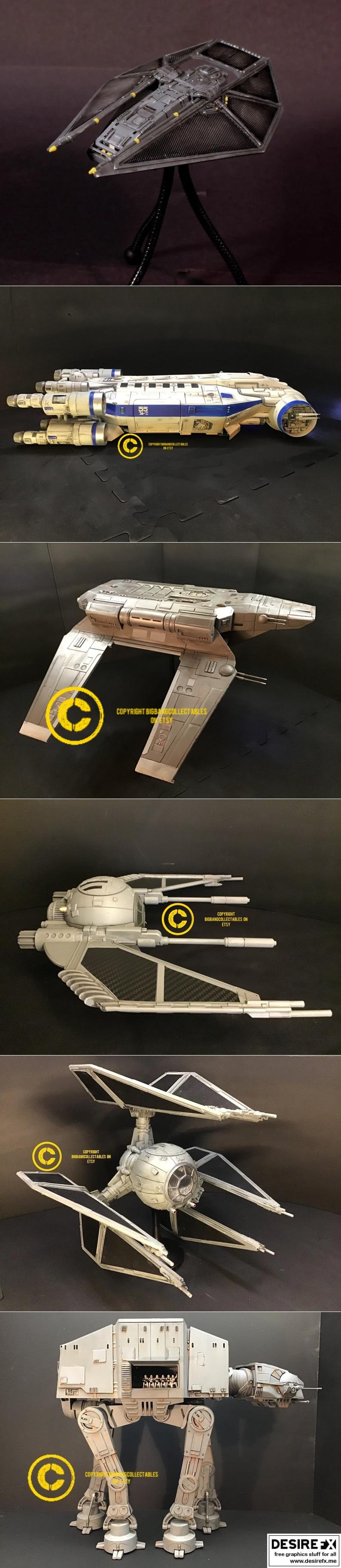 BigBangCollectibles 3D打印模型包：动漫游戏角色收藏套装|BigBangCollectibles Pack – 3D Print Model STL